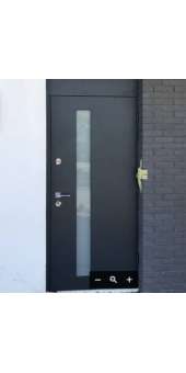 НАШІ РОБОТИ Вхідні двері металеві в будинок з МДФ накладками